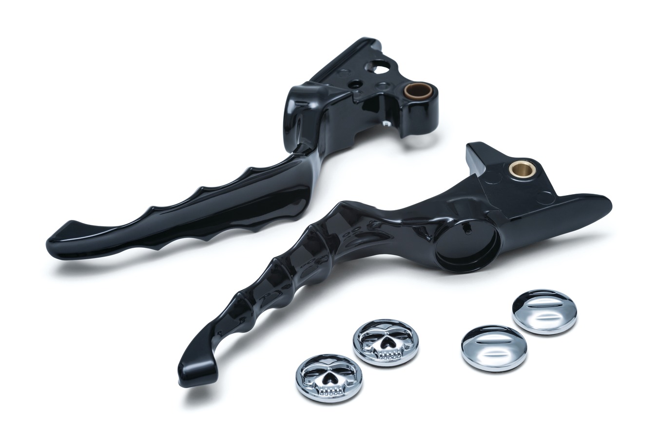 Set páček KURYAKYN ZOMBIE LEVERS pro HARLEY DAVIDSON ČERNÉ viz popis