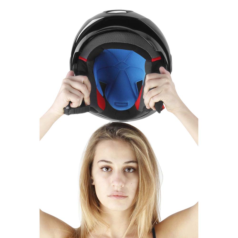 A Vnitřní výstelka do přilby OJ FLOWER HELMET LINERS - ORANŽOVÁ