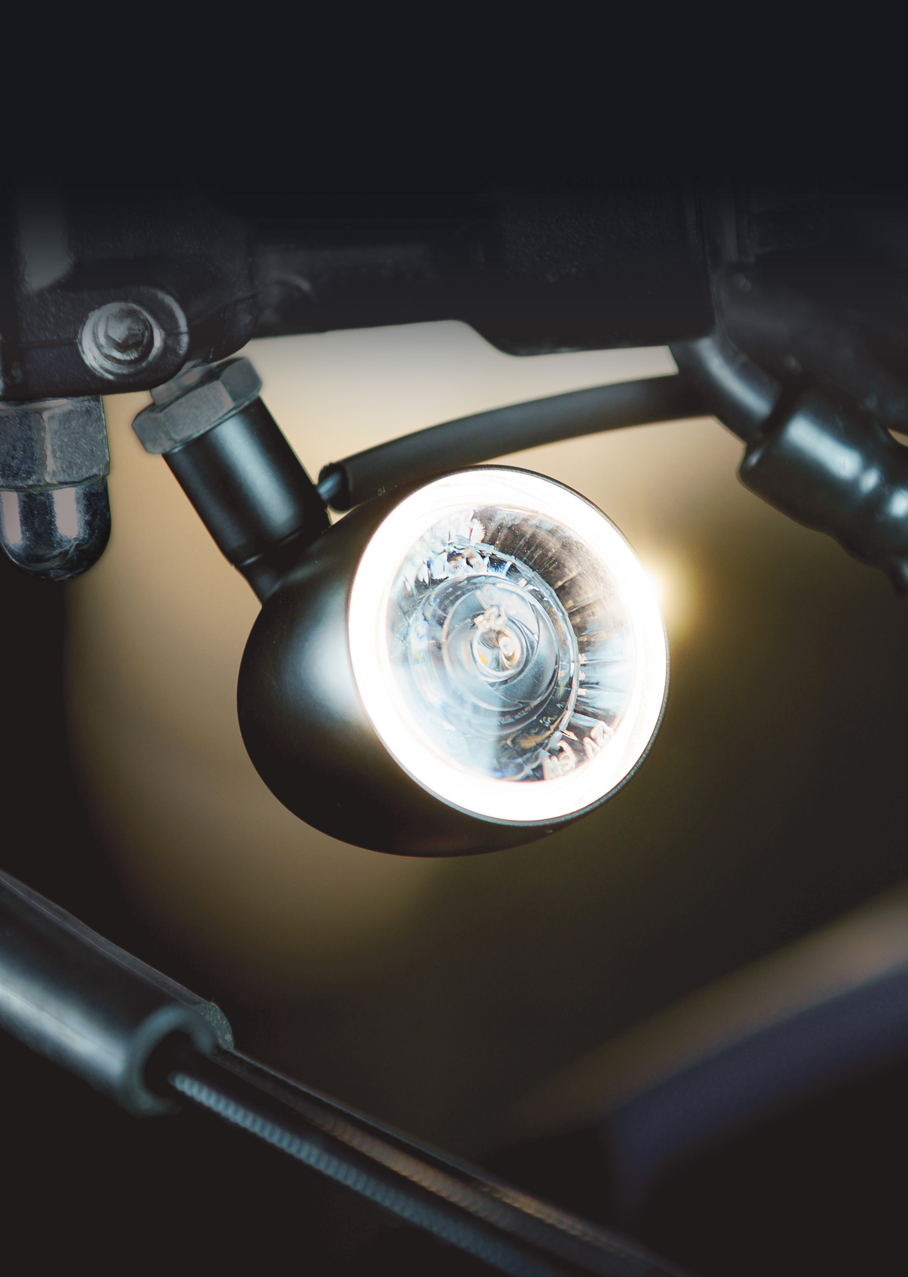 Poziční světlo/blinkr KELLERMANN BULLET 1000 PL WHITE LED TURN/POSITION L.ČERNÝ