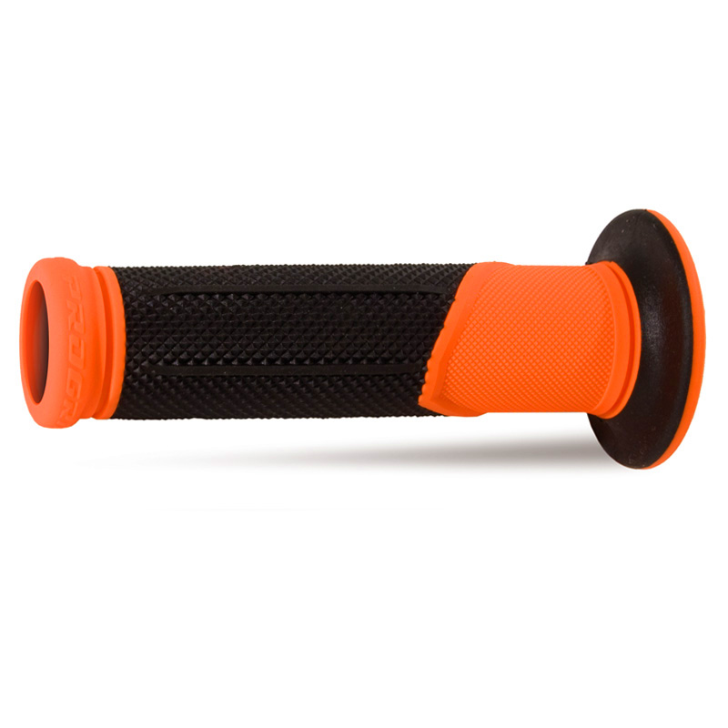 Dvouvrstvé silniční rukojeti - gripy PROGRIP 732 BLACK/GREY - otevřené konce