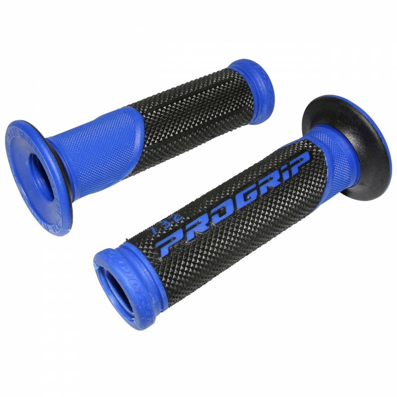 Dvouvrstvé silniční rukojeti - gripy PROGRIP 732 BLACK/FLUO YELLOW - otevřené konce