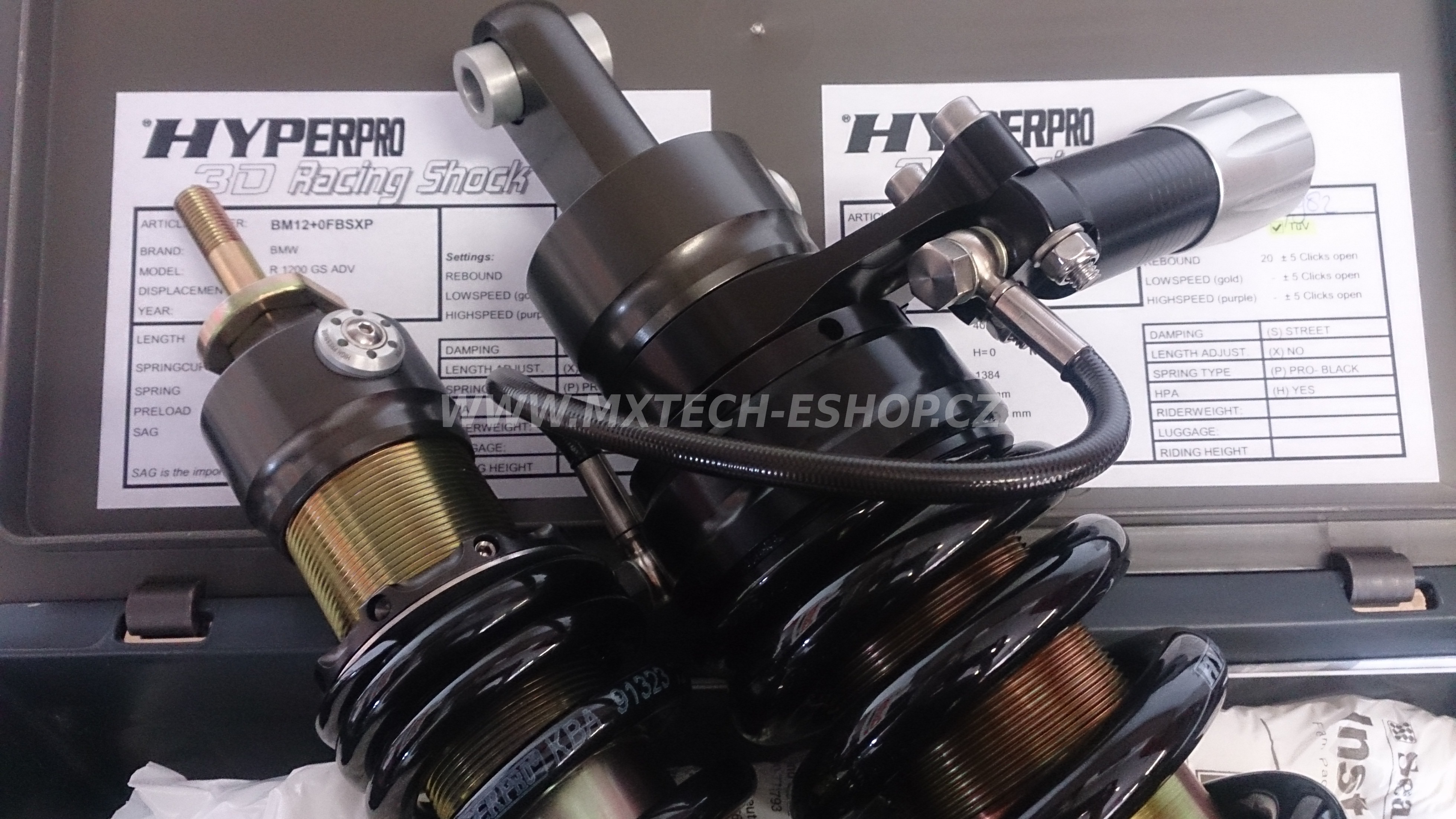 Sada tlumičů Streetbox HYPERPRO pro TRIUMPH TIGER EXPLORER rok 2012-2015 viz popis