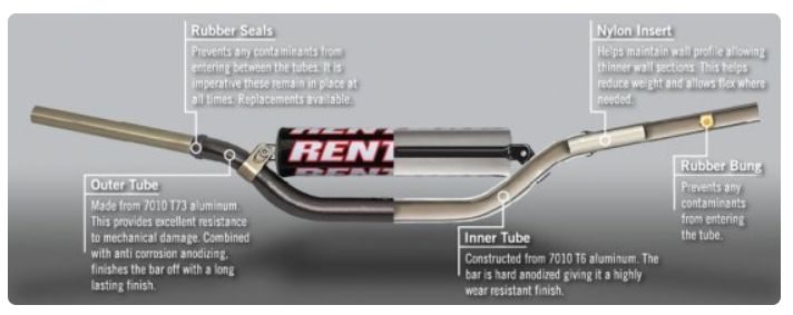Řidítka RENTHAL TWINWALL 923 RC MINI/85cc