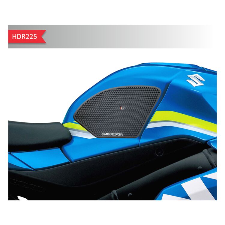 Samolepka - tank pad - tank grips ONEDESIGN pro SUZUKI GSXR 1000 2009-2018 - barva čirá 