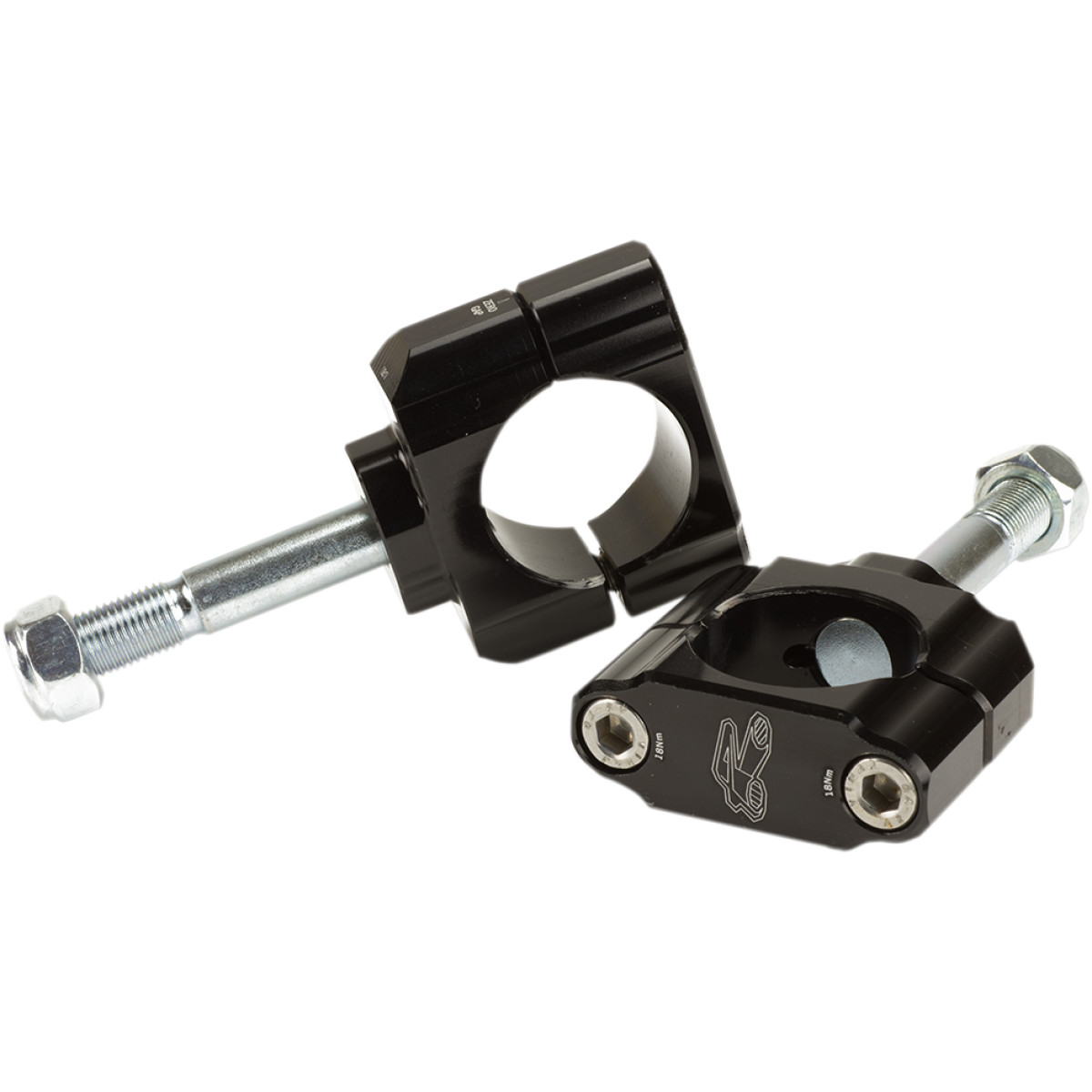 Klemy/držáky řidítek motocyklu RENTHAL pro YAMAHA offset 5 mm, pro montáž 36 mm (1-3/8") řidítek