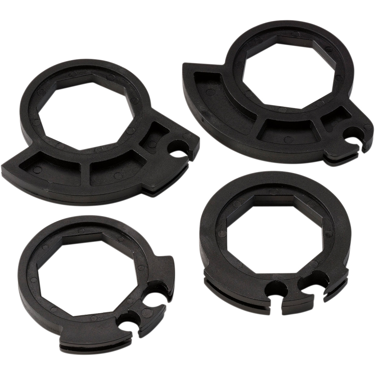 Motokrosové gripy MOOSE RACING LOCK-ON červená - pár