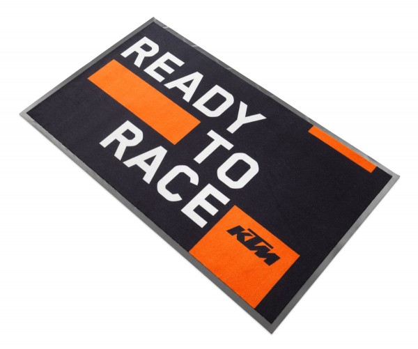 Koberec - rohožka pod motocykl KTM PIT MAT rozměr 170 cm x 100 černá/oranžová