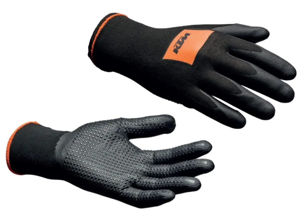 Rukavice pro mechaniky KTM MECHANIC GLOVE černá/oranžová