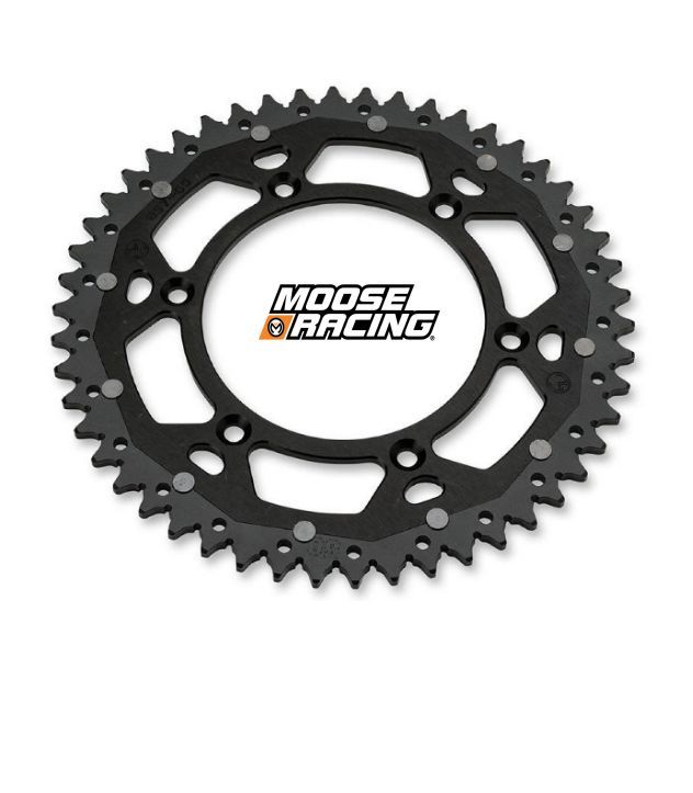 Rozeta MOOSE RACING KTM, HUSABERG, HUSQVARNA DUAL SPROCKETS - BLACK 51 ZUBŮ
