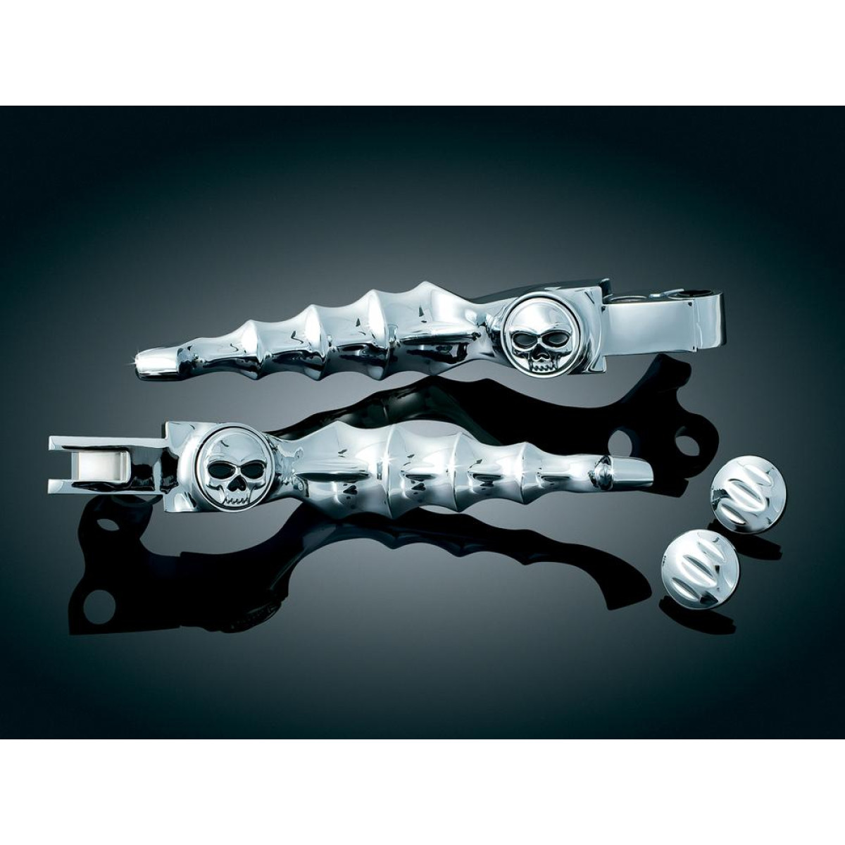 Set páček KURYAKYN ZOMBIE LEVERS pro HARLEY DAVIDSON chrom viz popis
