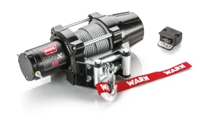 Elektrický naviják pro ATV a UTV WARN 101025 s ocelovým lanem MODEL VRX 25 tažná síla 1134 kg (2500 lb), délka lana 15,24 m x průměr 4,76 mm