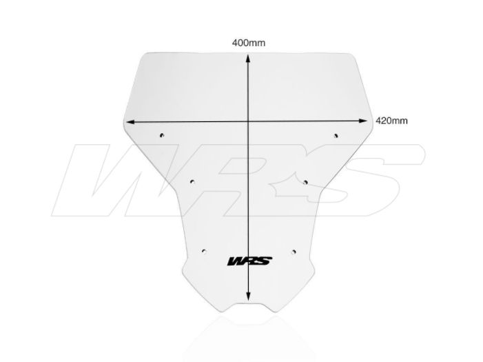 Plexi motocyklu WRS pro HONDA CRF 1100 L ABS Africa Twin Adventure Sports 2020 75 KW(102 PS), barva kouřová, výška 40 cm (15-3/4")