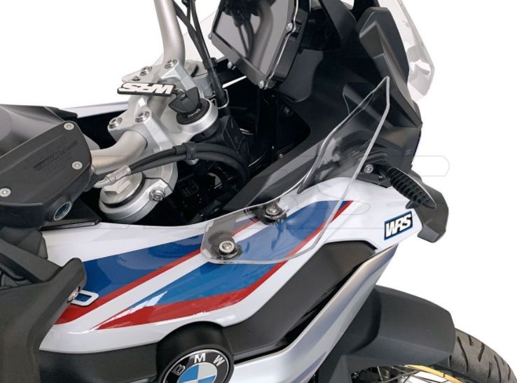 Deflektory motocyklu WRS pro BMW F 750/850 GS ABS 2018-2020 viz popis, barva čirá  - pár