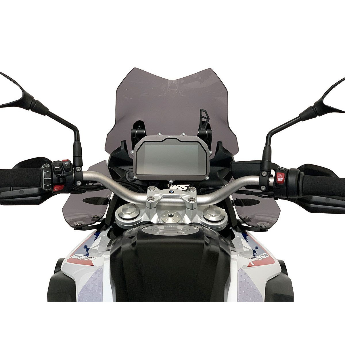 Deflektory motocyklu WRS pro BMW F 750/850 GS ABS 2018-2020 viz popis, barva tmavě kouřová  - pár