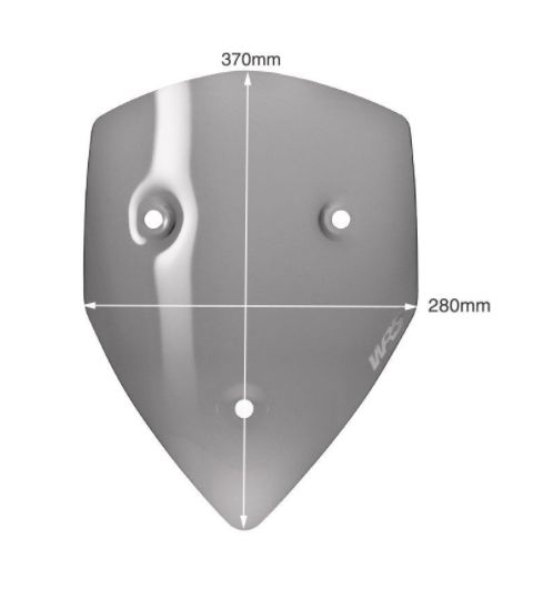 Plexi motocyklu WRS pro DUCATI MULTISTRADA 1200 S 2013-2014 viz popis, barva kouřová , výška 37 cm 