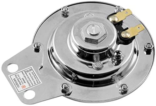 Klakson - zvonek na motocykl CHRIS PRODUCTS HORN 12V 2-TERMINAL 4" velikost 102 mm (4"), 12V 3A, hladina hlučnosti db rating 90-115