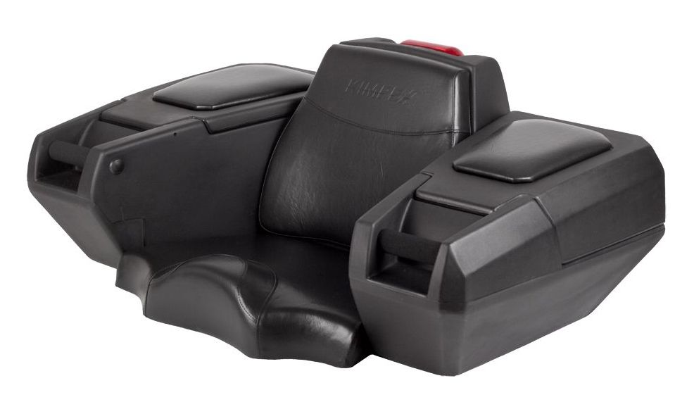 Zadní plastový uzamykatelný box pro ATV s mimořádně velkým vnitřním objemem KIMPEX KIMPEX DELUXE ATV BOX černý, rozměry 1067 x 711 x 432 mm (Š x H x V)