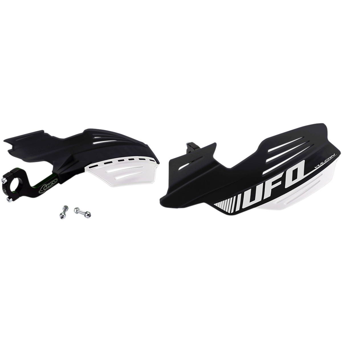 Kryty páček motocyklu UFO VULCAN HANDGUARDS barva černá - pár