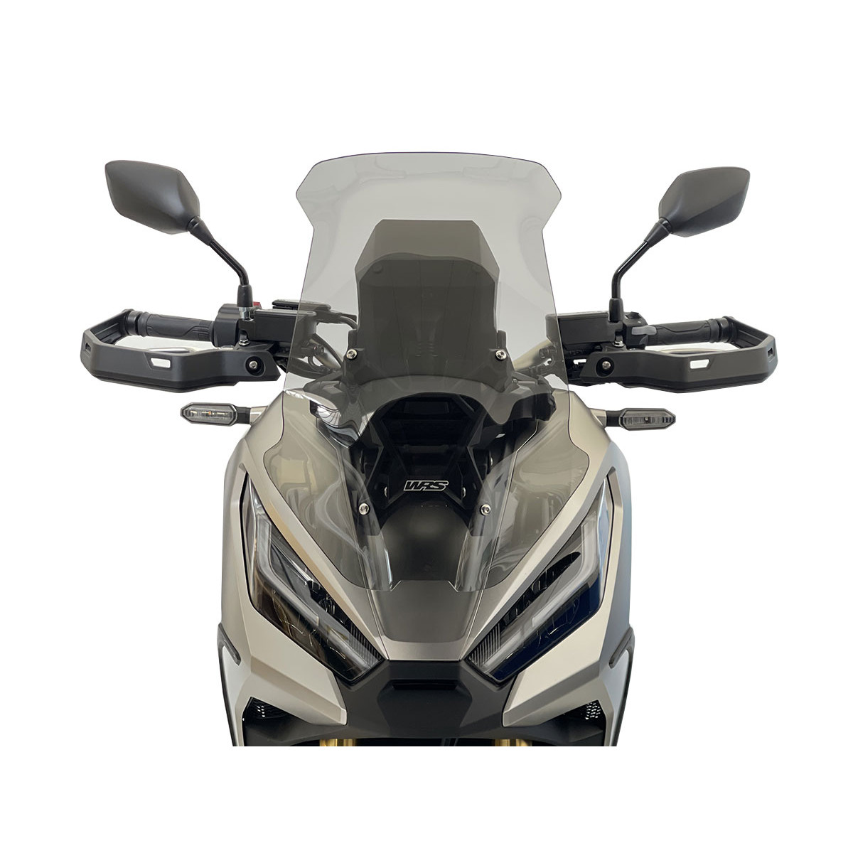 Plexi motocyklu WRS pro HONDA X-ADV 750 ABS DCT rok 2021-2023, barva kouřová, výška 63 cm, verze touring