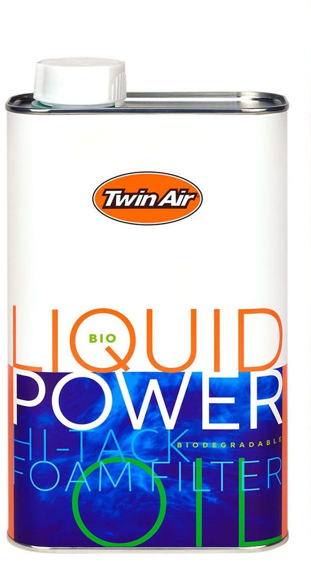 A Sada čističe + oleje na pěnové vzduchové filtry TWIN AIR BIO LIQUID POWER PAK 2 x 1 litr 