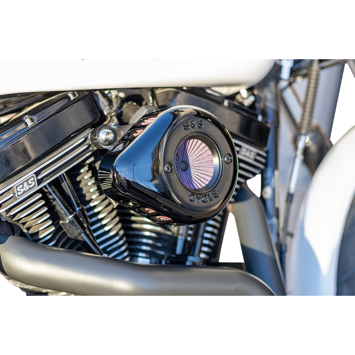 Kit sání S&S CYCLE STEALTH AIR STINGER KIT pro HARLEY DAVIDSON TOURING 2008-2016 viz popis, černá lesklá