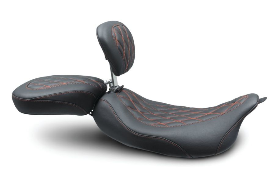 Sedadlo pro spolujezdce na motocyklu k sedadlu MUSTANG Wide Tripper pro Harley-Davidson FLHT/FLTR/FLHX/FLHR 2008-2021 