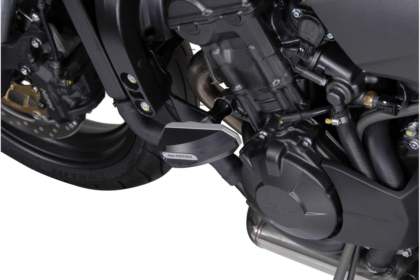 Padací protektory motocyklu SW-MOTECH pro HONDA CB 600 F Hornet 2007-2013