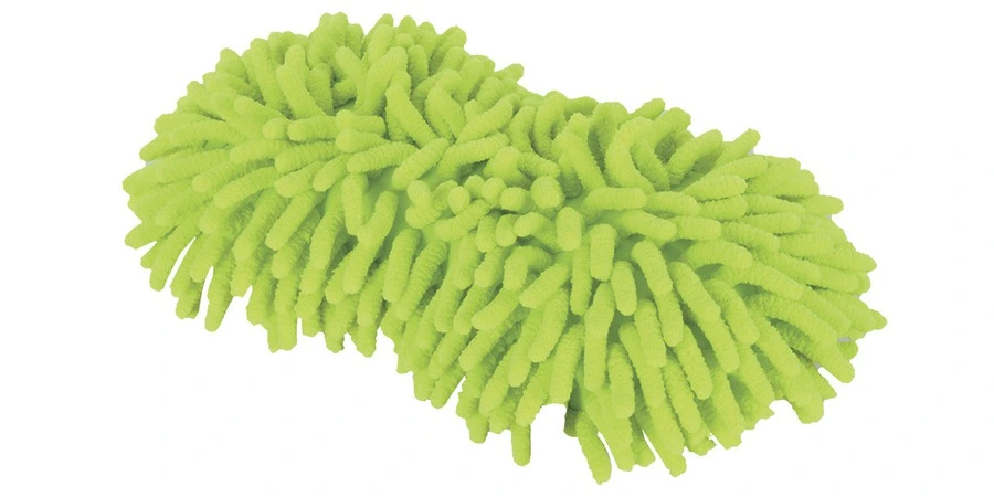 A Víceúčelová houba na mytí / mycí houba OXFORD NOODLE SPONGE OX252 (MIKROVLÁKNO, ZELENÁ FLUO)