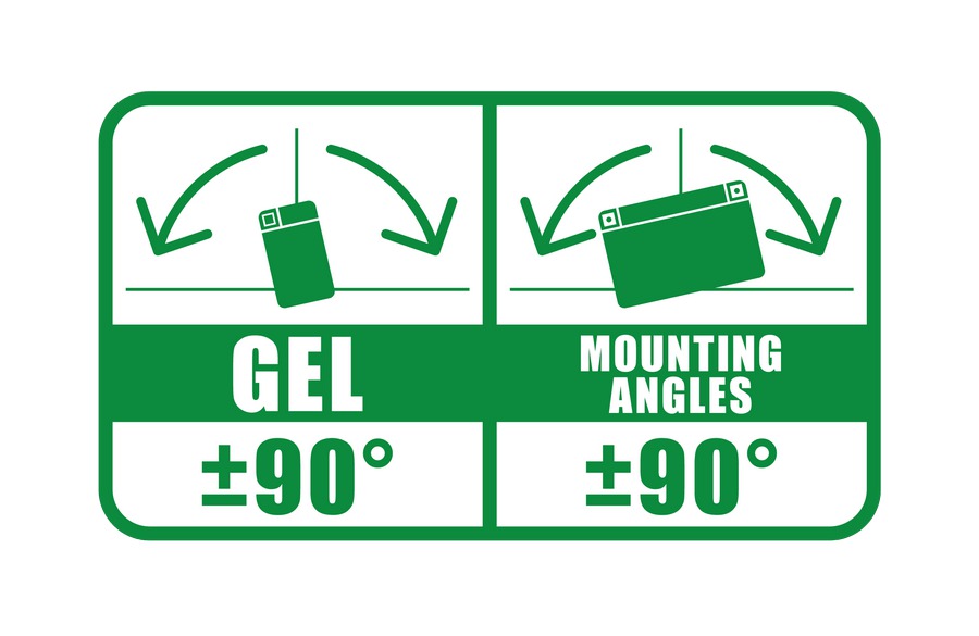 Gelová motobaterie A-TECH YB9-B GEL, 12V, 9AH, 115A