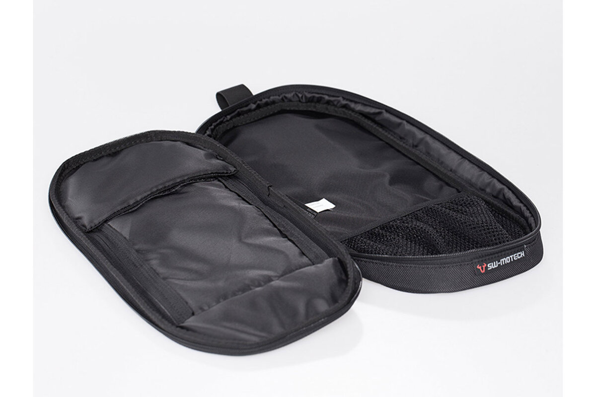 Vnitřní organizér do víka pro boční kufr SW-MOTECH TRAX ADV INNER LID BAG barva černá, rozměr 40,0 cm x 19,0 cm x 5,0 cm, 1 kus