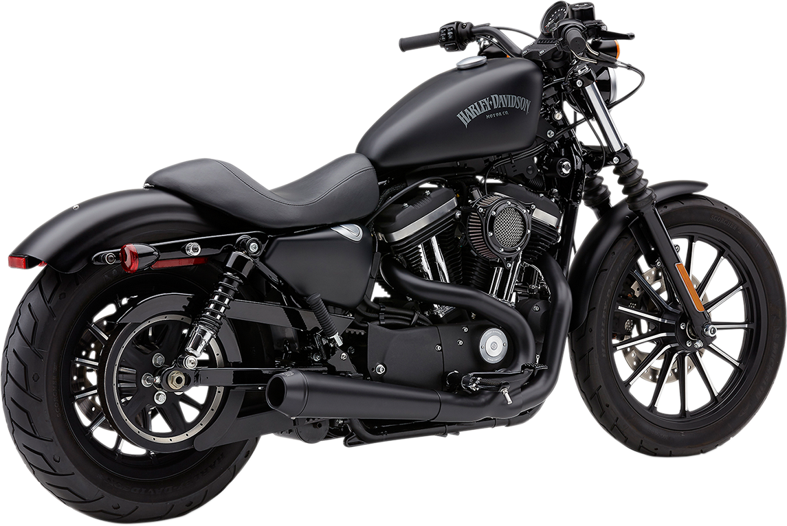 Kompletní výfuk COBRA EL DIABLO 2-INTO-1 EXHAUST SYSTEM pro HARLEY DAVIDSON XL 883/1200 rok 2014-2022 viz popis, barva černá