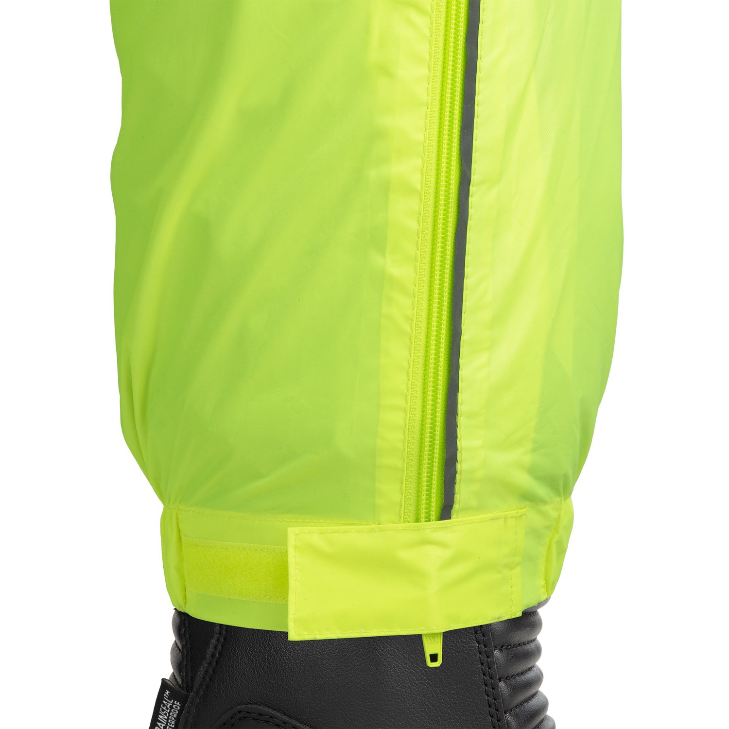 Nepromokavé kalhoty/pláštěnka OXFORD RAIN SEAL černá/žlutá fluo