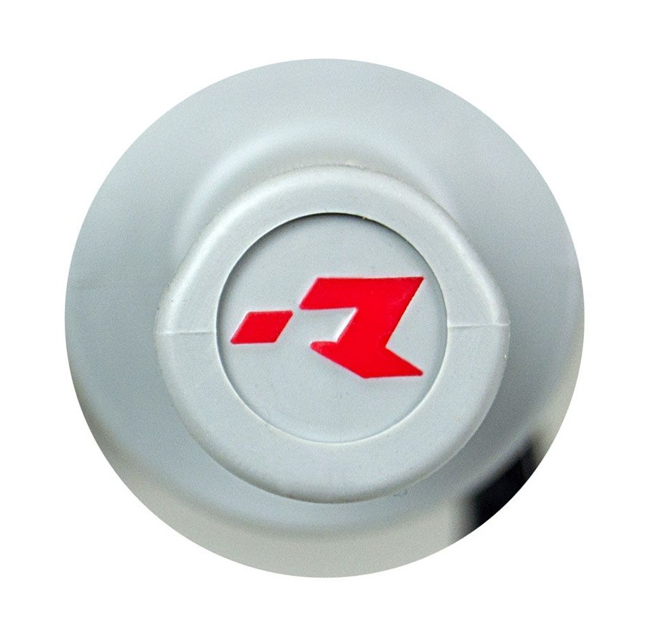 Motocyklové MX gripy RTECH R20 WAWE s lock-on systémem, šedé, pár