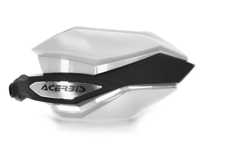 Chrániče páček ACERBIS ARGON pro motocykl BMW R 1250 GS ADV TRIP BLACK 2020-2021, BMW ADVENTURE 2019-2021 viz popis, barva bílá/černá - pár 