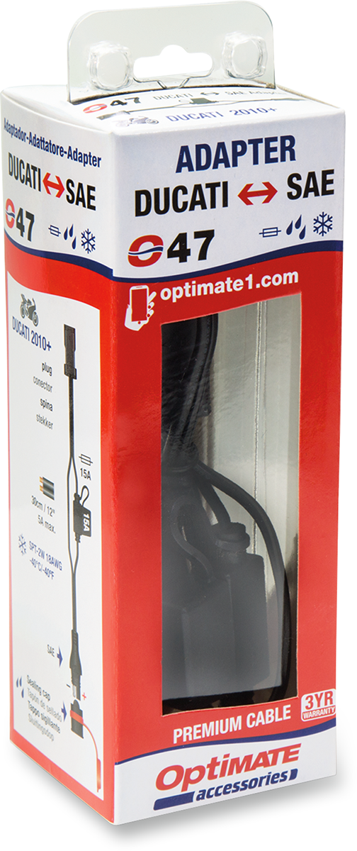 Adaptér TECMATE OPTIMATE CORD PRO DUCATI ADAPTER O47