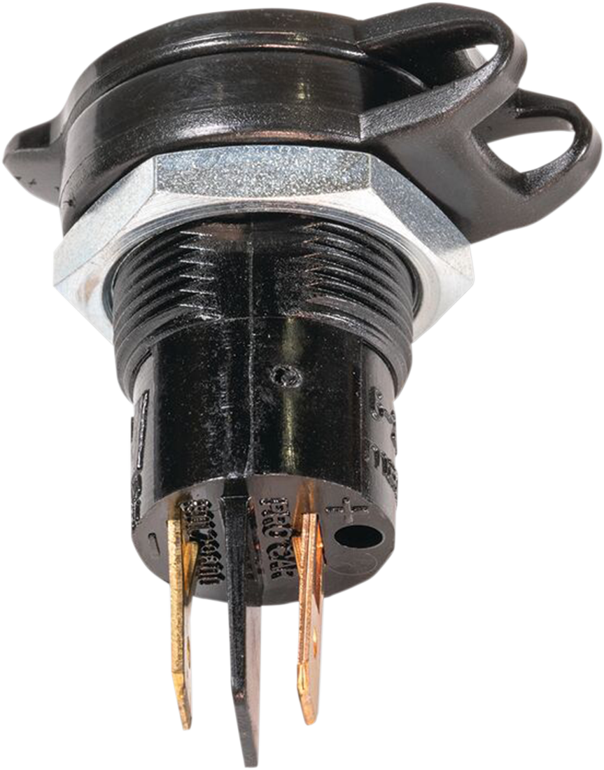 DIN  Ø12mm zásuvka TECMATE OPTIMATE DIN SOCKET RUBBER typ O-08S 11/16” / 18mm velikost otvoru 