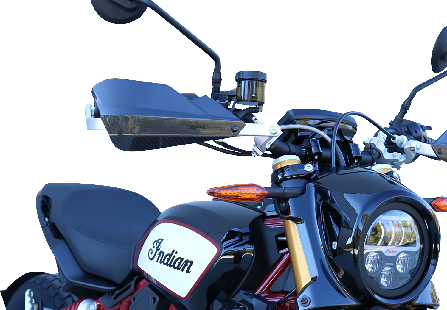 Montážní sada pro kryty páček BARKBUSTERS HARDWARE KIT 2POINT pro řidítka o průměru 28 mm / verze s prohnutými držáky