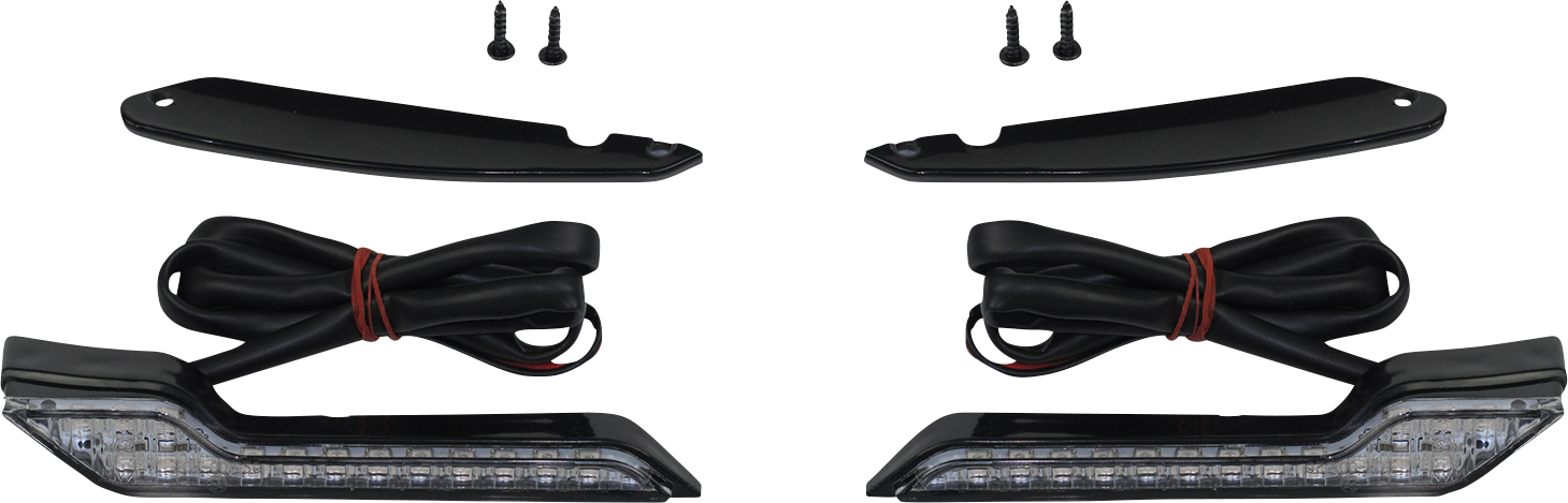 Sada LED indikátorů - blinkrů  pro kryty páček BARKBUSTERS HANDGUARDS LED AMBER LIGHT - pár  