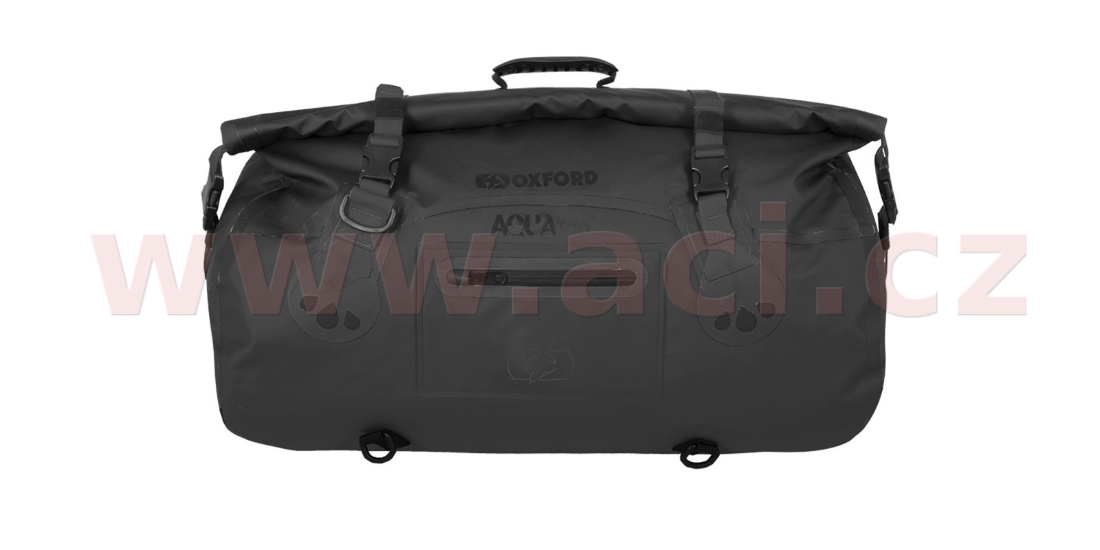 Vodotěsný vak OXFORD AQUA T-70 ROLL BAGG černý objem 70l