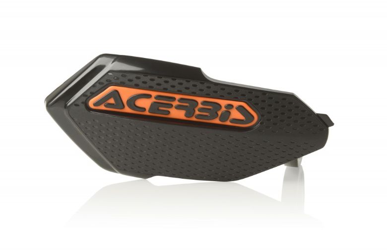 Chrániče páček - kryty páček ACERBIS X-ELITE MINICROSS/MTB/E-BIKE barva černá/oranžová, pár