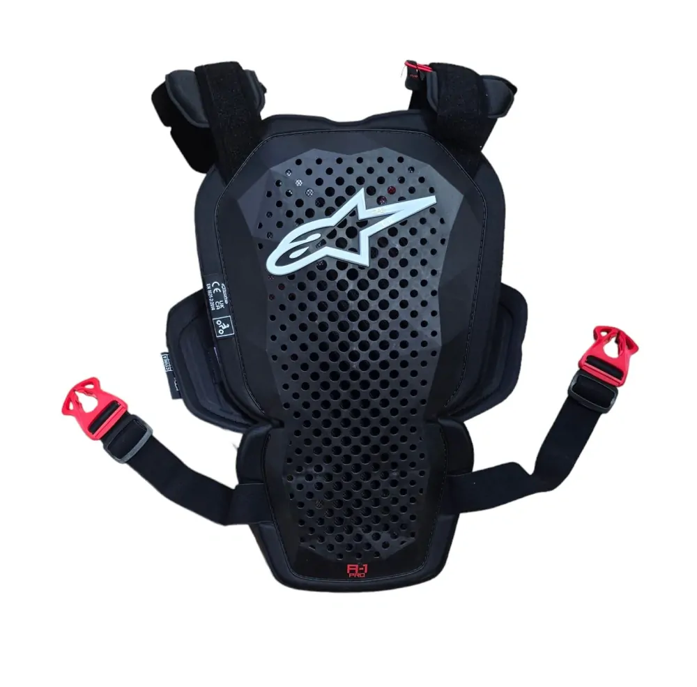 Hrudní chránič / chránič těla  ALPINESTARS A-1 PRO barva ČERNÁ ANTRACIT/ČERVENÁ velikost XL/XXL