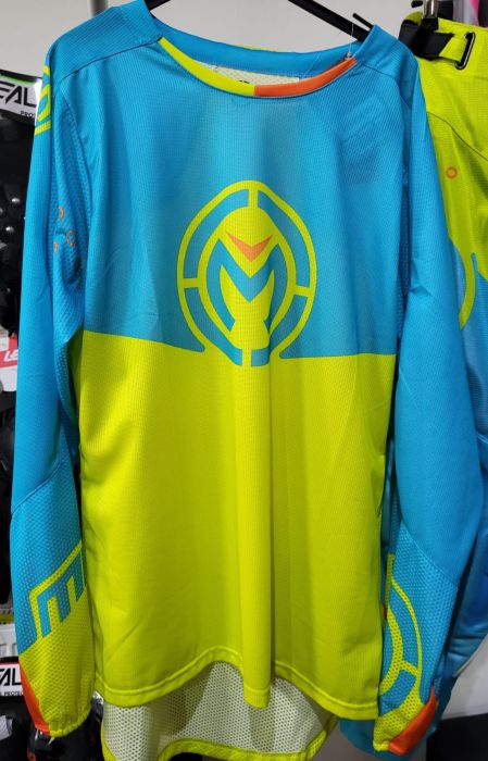 A Ventilační motokrosový komplet MOOSE RACING SAHARA modrá/hi viz žlutá velikost 34+L