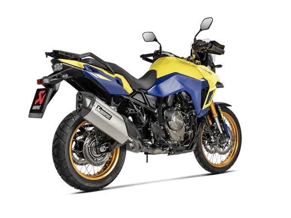 Koncovka výfuku motocyklu AKRAPOVIČ SLIP-ON SERIES MUFFLERS pro SUZUKI V-Strom 800 ABS 2022-2023 