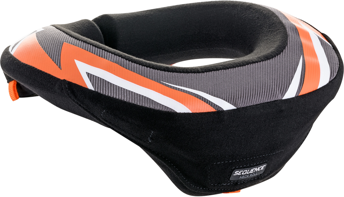 Dětský chránič krku ALPINESTARS SEQUENCE YOUTH ORANŽOVÁ/ČERNÁ vel. L/XL pro dorost od 10-14-ti let