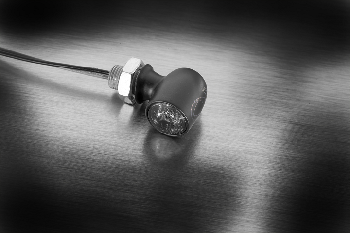 Mini LED blinkr KELLERMANN SPOT TURN SIGNAL 199.200 - BARVA ČERNÁ/KOUŘOVÉ SKLÍČKO