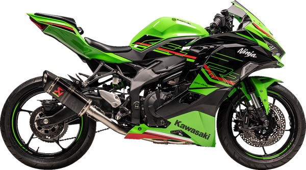Kompletní výfukový systém AKRAPOVIČ SLIP-ON SERIES MUFFLERS pro Kawasaki ZX-4R 2023-2024