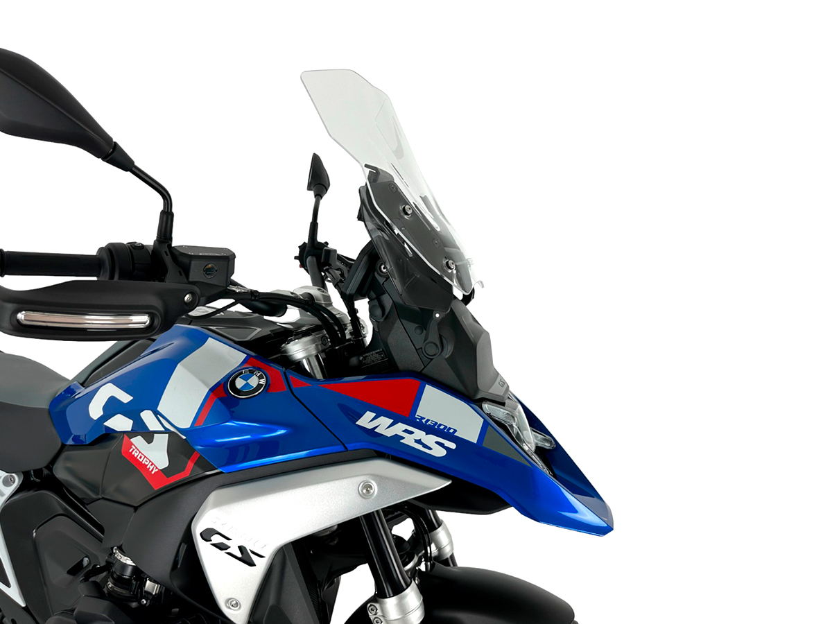 Plexi motocyklu WRS TOURING pro BMW R 1300 GS ABS rok 2023-2024 barva čirá bez deflektorů 