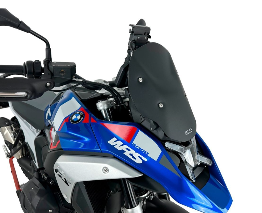 Plexi motocyklu WRS ENDURO pro BMW R 1300 GS ABS rok 2023-2024 barva tmavě černá