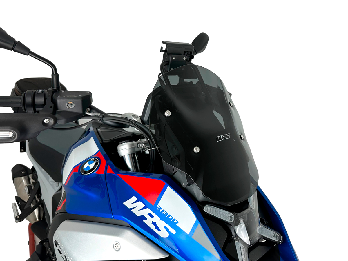 Plexi motocyklu WRS ENDURO pro BMW R 1300 GS ABS rok 2023-2024 barva tmavě kouřová
