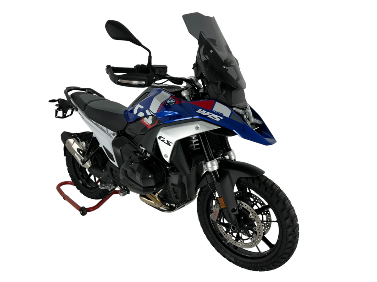 Plexi motocyklu WRS TOURING PLUS pro BMW R 1300 GS ABS rok 2023-2024 barva tmavě kouřová
